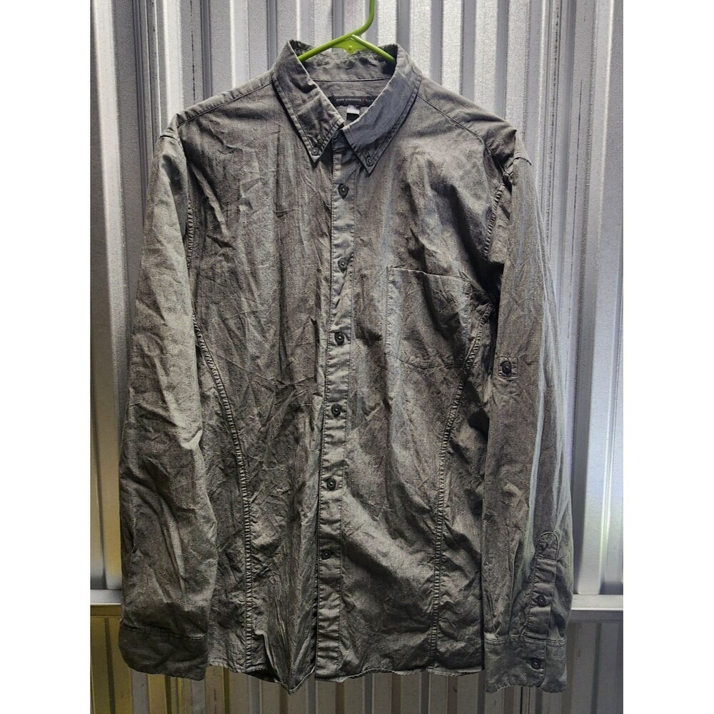 John Varvatos Long Sleeve Button Down Men's Casual Shirt Size L